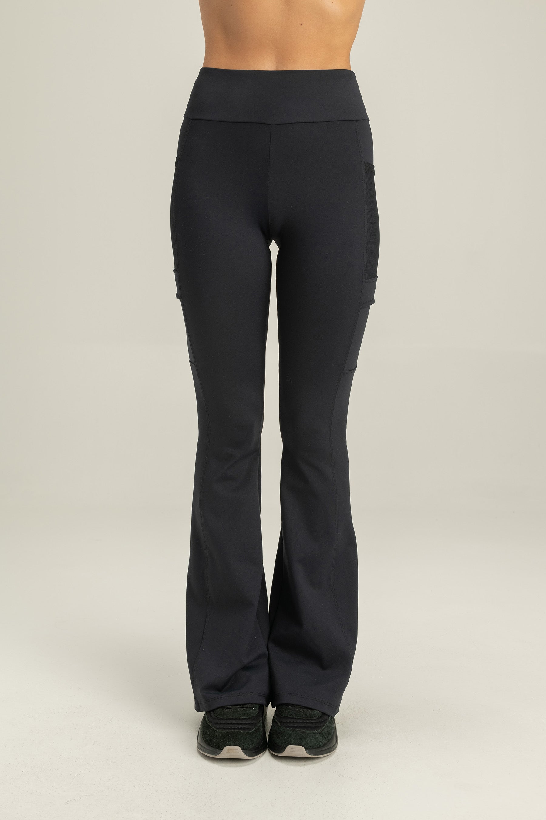 Fuse Flare Pants for Women - High Waisted Stretchy Bell Bottom Jeans | Trendy Retro 70s Style Wide Leg Pants | Perfect for Casual Wear, Parties & Music Festivals