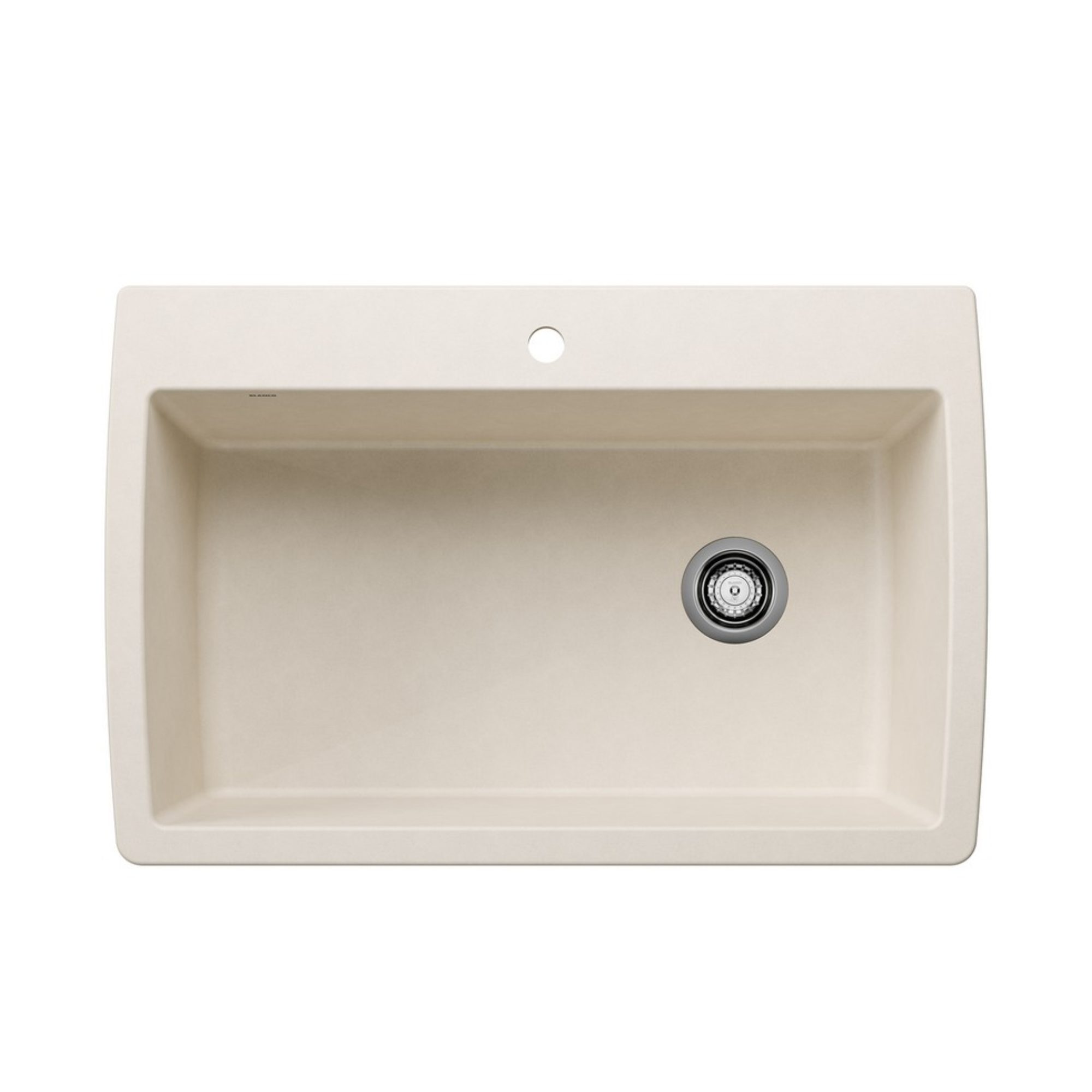 Premium Blanco Diamond Super Single Dual Mount SILGRANIT Kitchen Sink - Durable & Stylish for Modern Kitchens, Perfect for Cooking & Entertaining