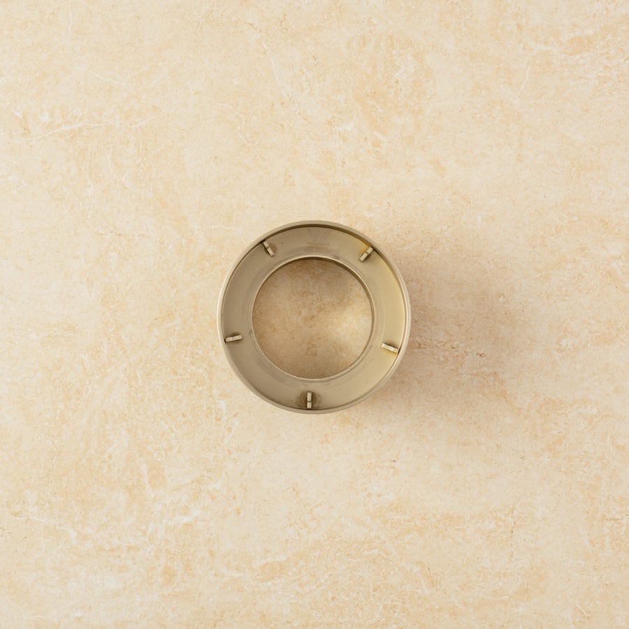 Round Tile Insert Floor Drain - Warm Brushed Nickel Finish - Perfect for Bathroom, Shower & Laundry Room Floor Drainage