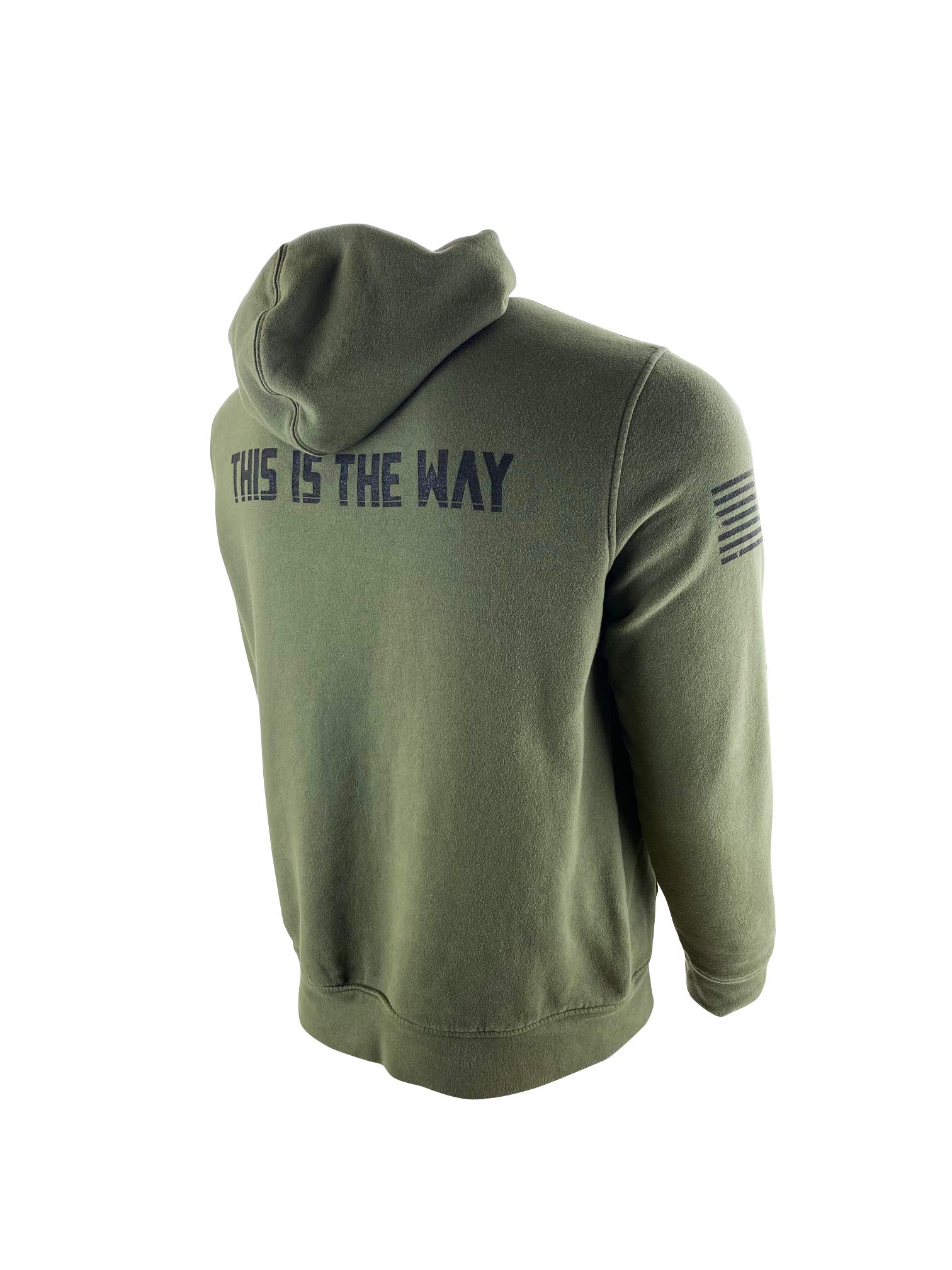 Patriotic Men's Hoodie - Comfortable Workout Hoodie for Weight Lifting, Gym Training & Shooting Range | Ideal for Fitness Enthusiasts & Outdoor Activities