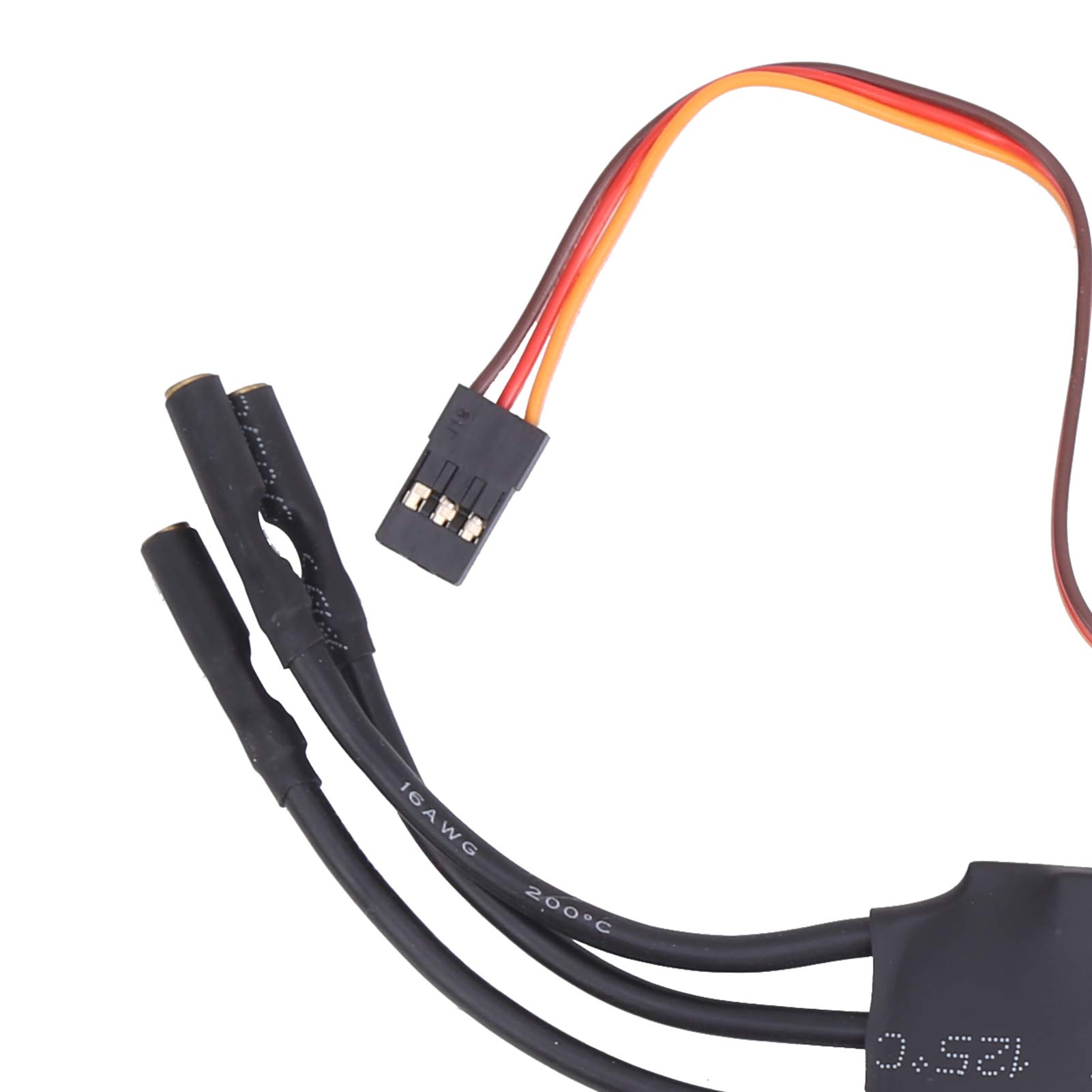 40A Brushless ESC Speed Controller for RC Drones & Airplanes - Waterproof RC Motor Controller with 5V3A BEC Output - Perfect for FPV Racing, Aerial Photography and DIY RC Projects