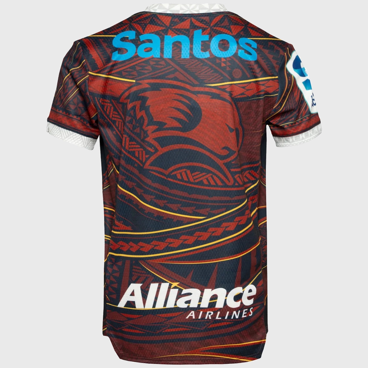 Canterbury Queensland Reds Kids Pasifika Warm Up Tee 2025 - Rugby Training Shirt for Boys & Girls - Perfect for Practice, Games & Fan Wear