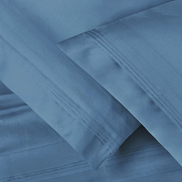 Premium 650 Thread Count Egyptian Cotton Pillowcase Set - Ultra Soft & Breathable for a Luxurious Sleep Experience | Perfect for Bedroom, Hotel, or Gift
