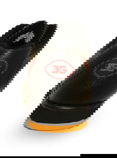 3G Men's Racer Black/Red Right Hand Bowling Shoes - Lightweight Performance Footwear for Competitive Bowlers - Perfect for League Play and Tournament Use