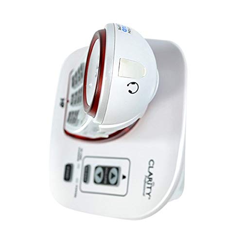 Clarity XLC3.4+ DECT 6.0 Amplified Cordless Phone with Extra-Loud Ringer & Big Buttons - Talking Caller ID, Dual Power Battery - Ideal for Seniors & Hearing Impaired at Home or Office