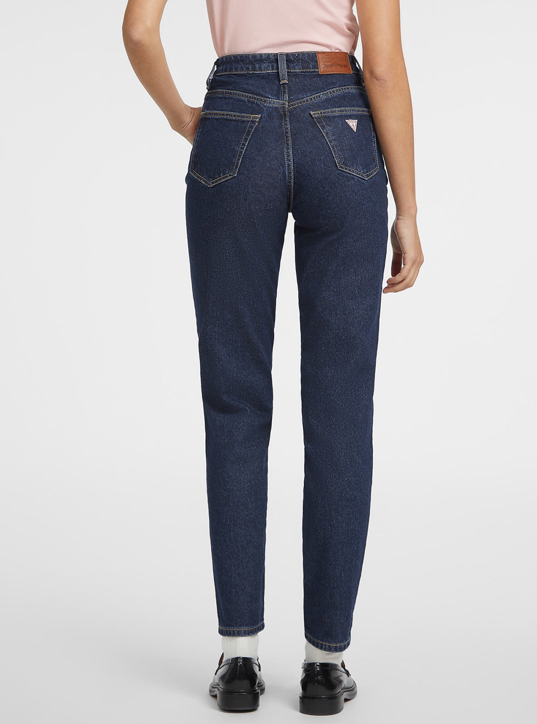 Guess G06 High Waist Mom Jeans for Women - Vintage Stretch Denim Pants - Perfect for Casual Outfits & Everyday Wear