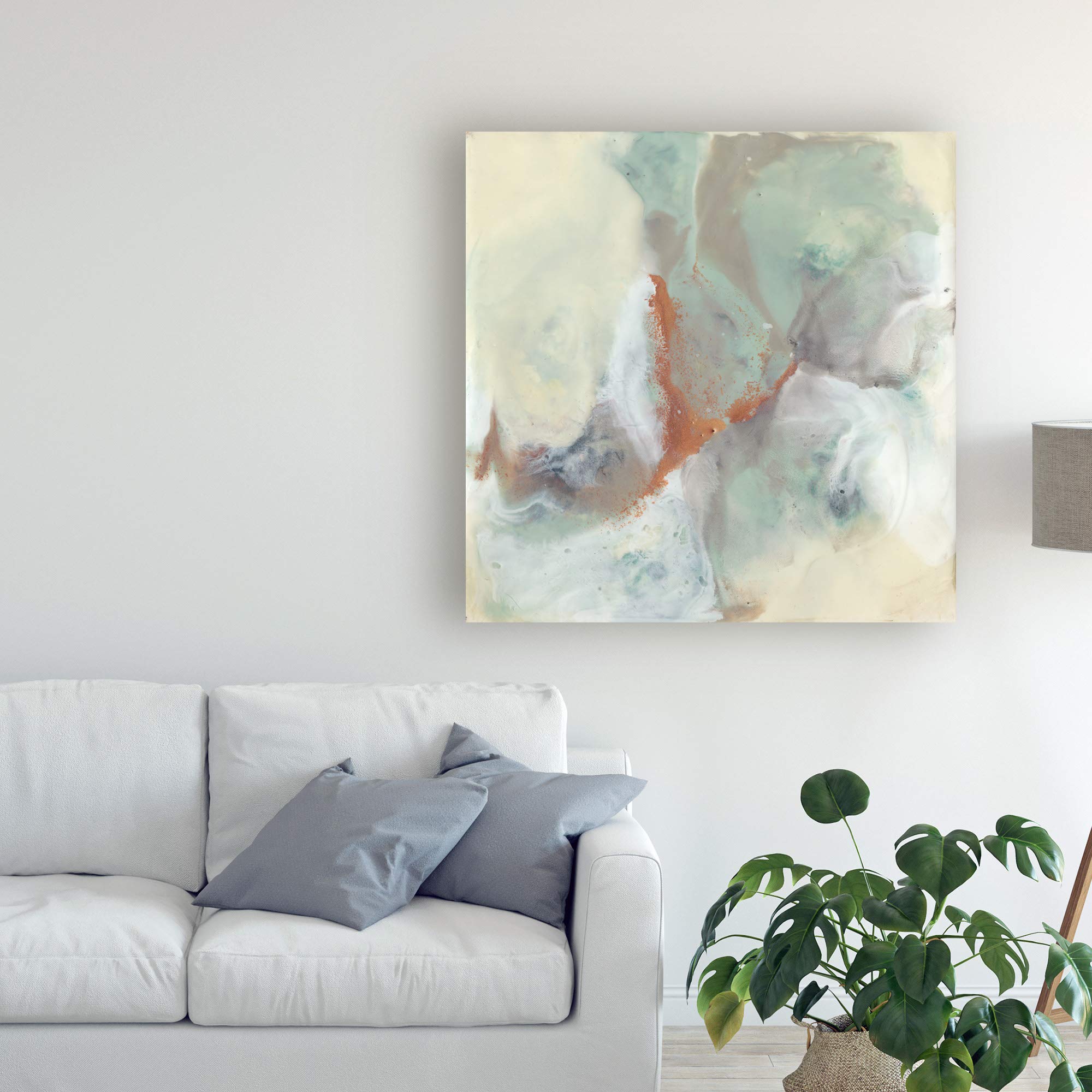 Jennifer Goldberger Copper River I Fine Art Print - 18x18 Inches - Premium Wall Decor for Living Room, Bedroom & Office