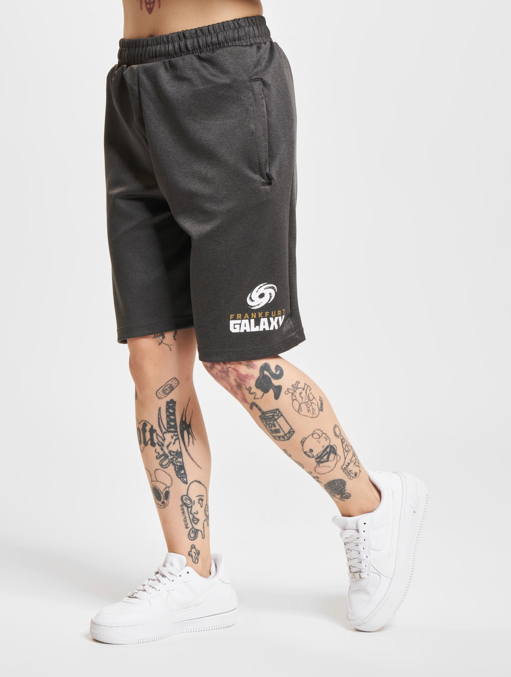 Frankfurt Galaxy Trainer Shorts - Men's Running & Gym Workout Shorts with Pockets - Lightweight & Breathable for Sports & Fitness Training