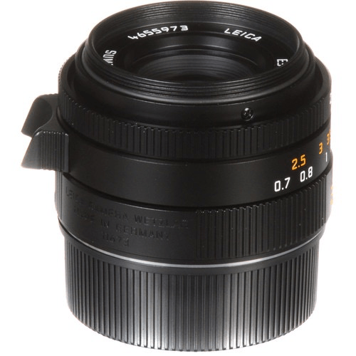 Leica Summicron M 35mm f/2 ASPH Lens for Leica M Mount Cameras - Black | High-Performance Prime Lens for Street, Travel & Portrait Photography