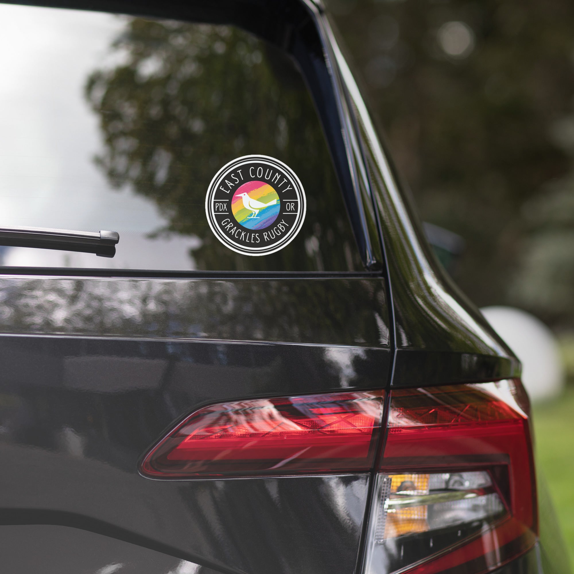 East Co. Grackles Stickers - Waterproof Vinyl Decals for Laptops, Cars & DIY Crafts - Perfect for Outdoor Enthusiasts & Nature Lovers