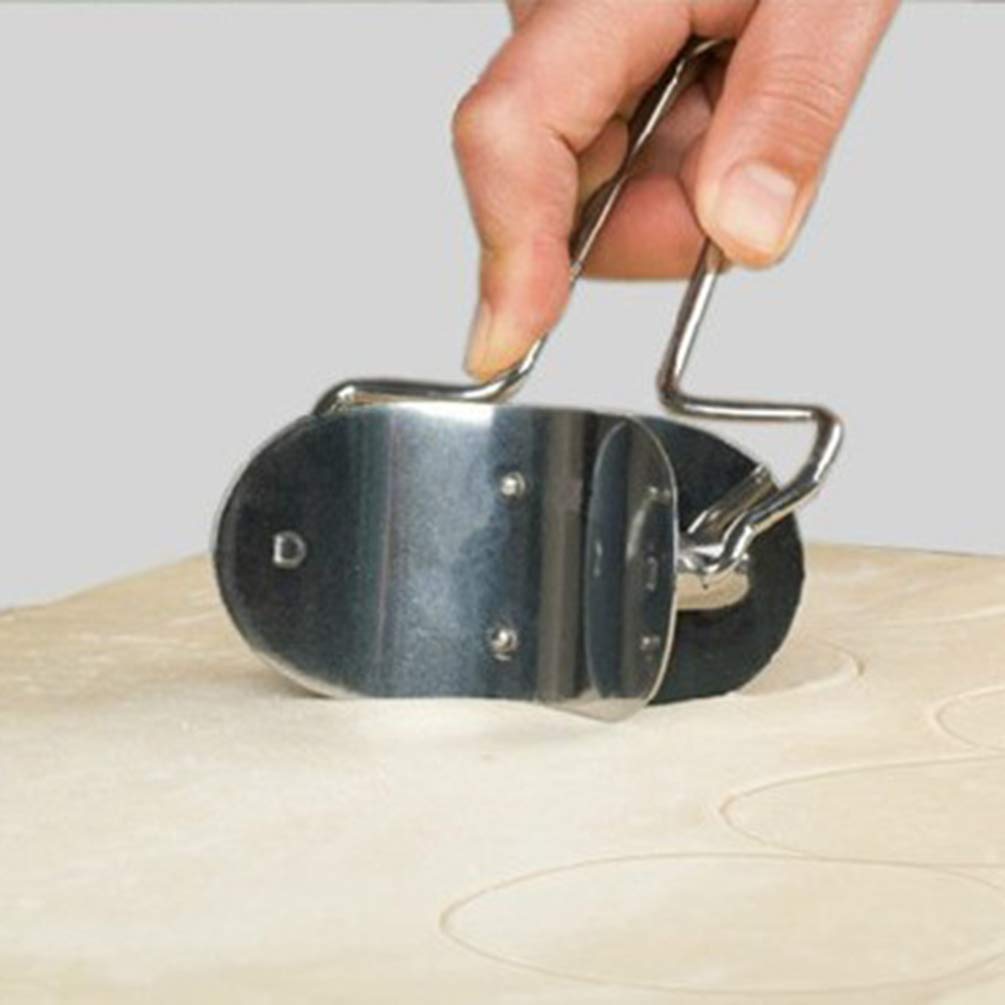 Premium Dumpling Wrapper Mold & Ravioli Maker - Stainless Steel Dumpling Cutter, Pastry Dough Press for Homemade Dumplings, Pierogi, Empanadas - Perfect for Asian Cooking, Italian Pasta Making & Baking