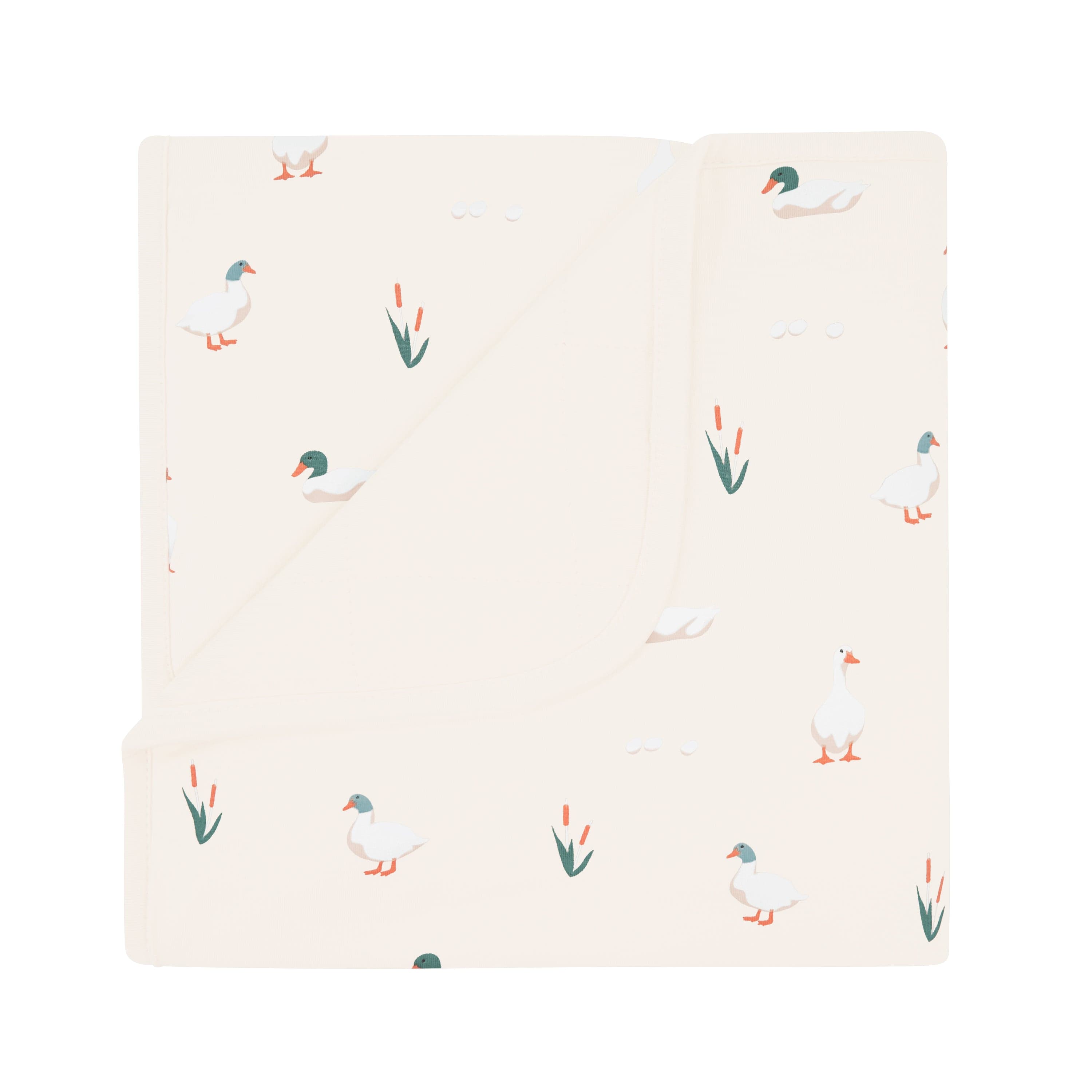 Soft Duck Print Baby Blanket - Cozy & Hypoallergenic for Newborns & Toddlers - Perfect for Nursery, Stroller, and Swaddling