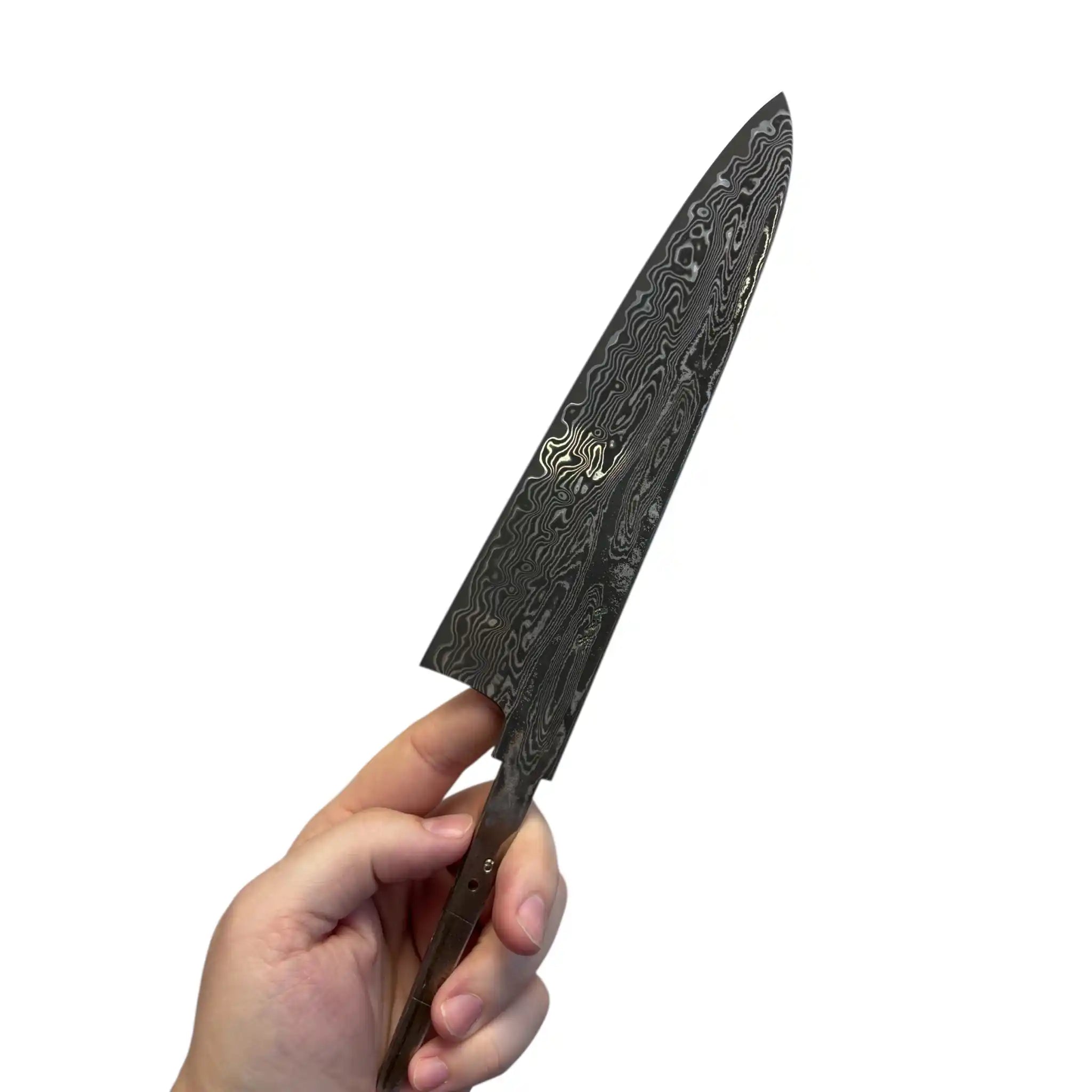 Premium Nakagawa SPG STRIX Damascus Kurozome Gyuto 210mm Japanese Chef Knife - Handcrafted High-Carbon Steel Blade for Professional Cooking & Sushi Preparation
