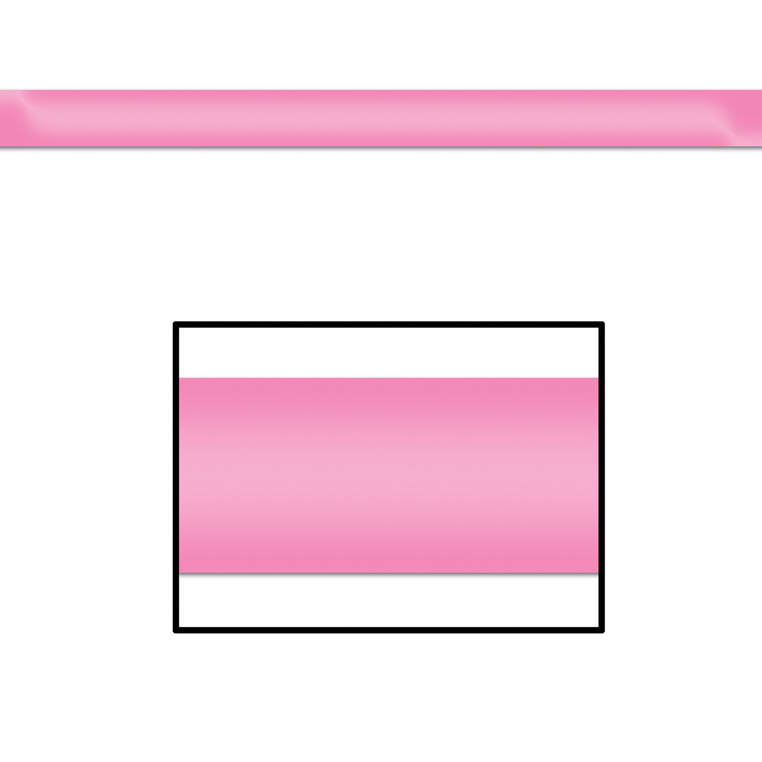 Gleam 'N Streamer Pink Party Decorations - 1 Count Pack of 1 | Perfect for Birthday Parties, Baby Showers & Celebrations