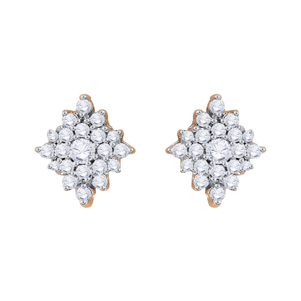 KATARINA Diamond Fashion Earrings - 3/8 cttw G-H I2-I3 in 14K Gold or Sterling Silver | Elegant Jewelry for Women, Perfect for Parties, Weddings & Special Occasions