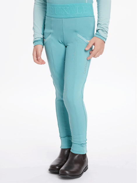 Le Mieux Mini Pull On Riding Tights - Breathable Equestrian Breeches for Women - Perfect for Horseback Riding, Training & Show Jumping