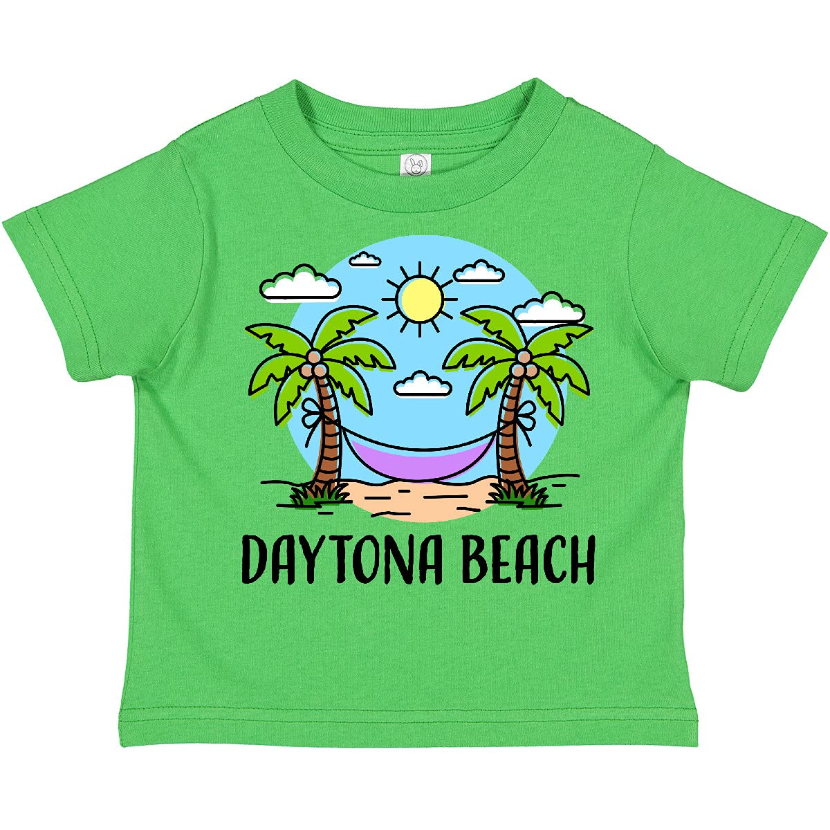 Inktastic Summer Vacation in Daytona Beach Toddler T-Shirt - Cute Graphic Tee for Boys & Girls - Perfect Beach Outfit, Family Vacation Gift