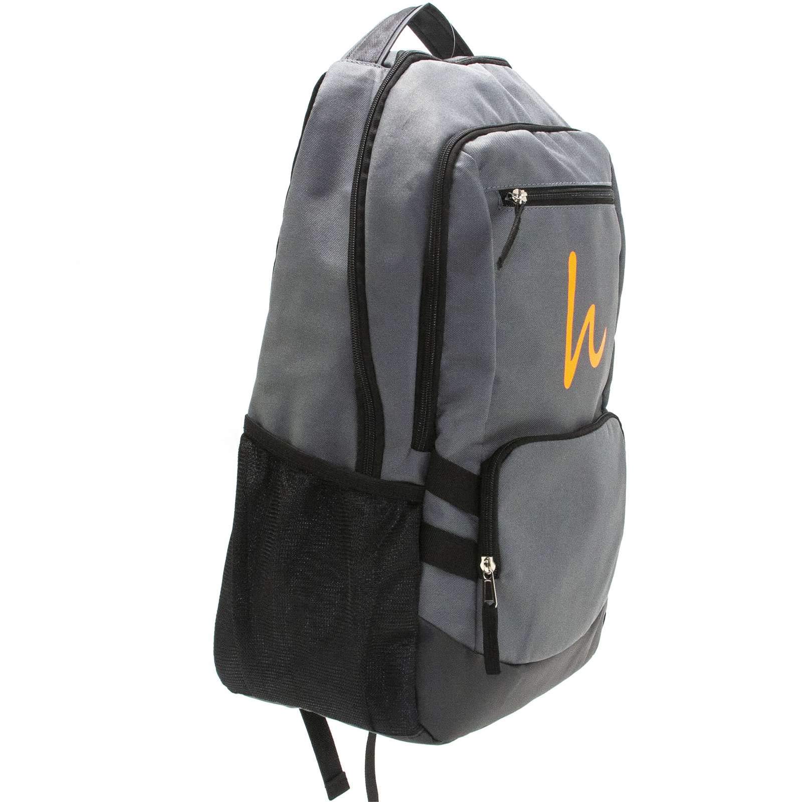 17 Inch Hakki Lightweight Laptop Backpack with Padded Sleeve - Waterproof Travel Rucksack for Men & Women (Gray) - Perfect for Work, School, College and Outdoor Adventures