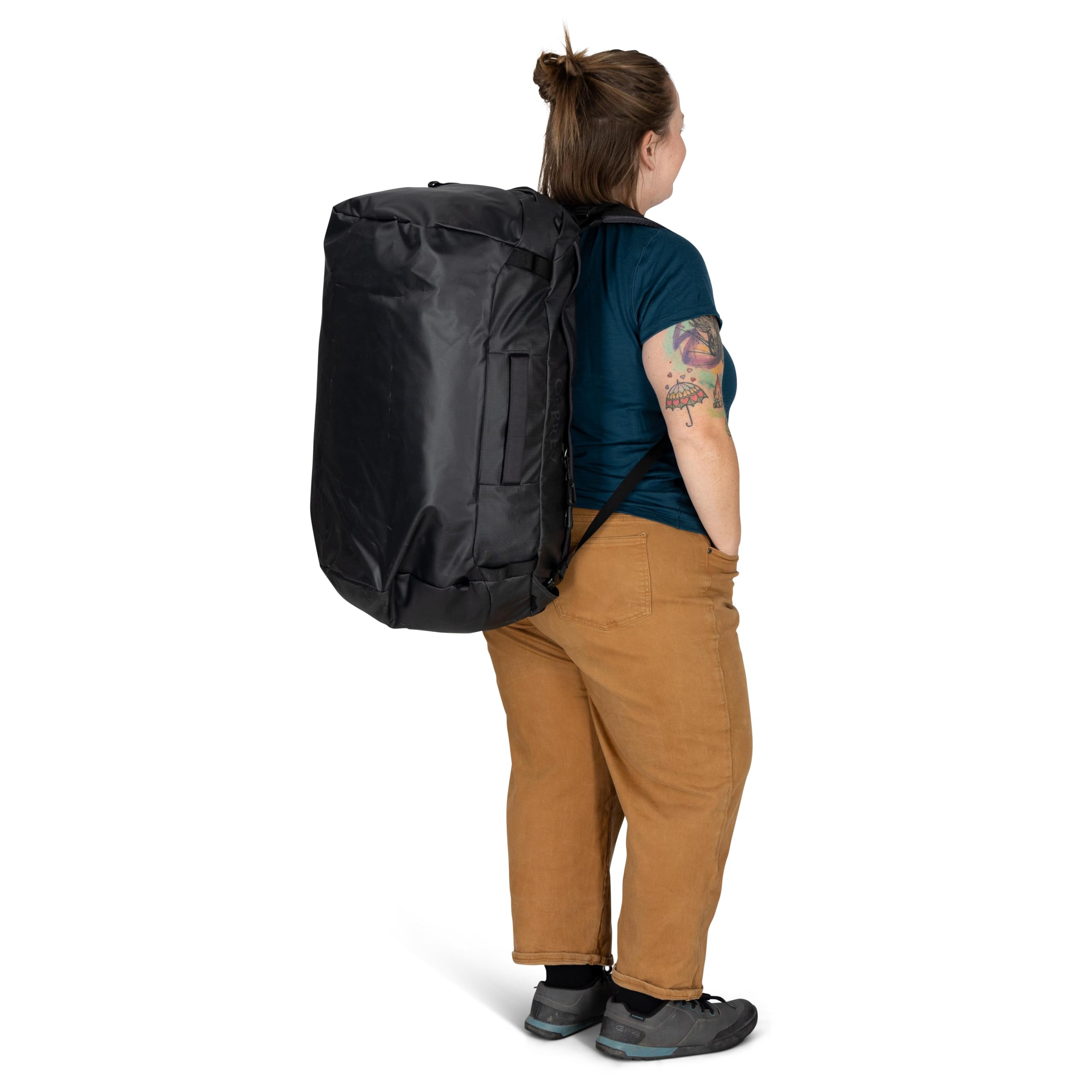 Osprey Unisex-Adult Transporter 65 Duffel Bag - Waterproof Travel Duffel for Camping, Hiking & Air Travel - Durable Carry-On Luggage with Shoulder Straps