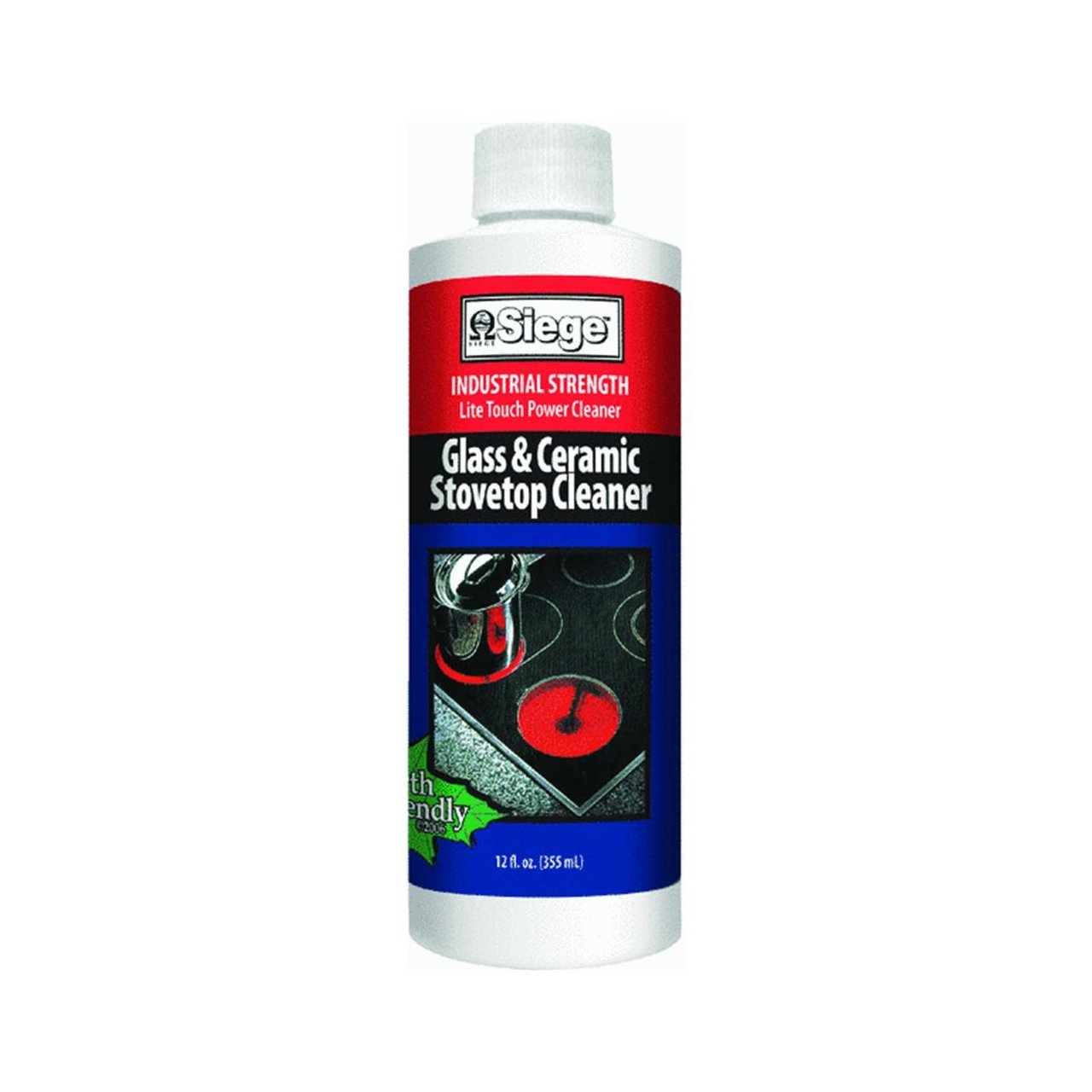 775L Glass & Ceramic Stovetop Cleaner 12oz - Multi-Color Formula for Tough Stains | Perfect for Kitchen, Oven, Cooktop & Range Cleaning | Safe for Glass, Ceramic & Induction Surfaces
