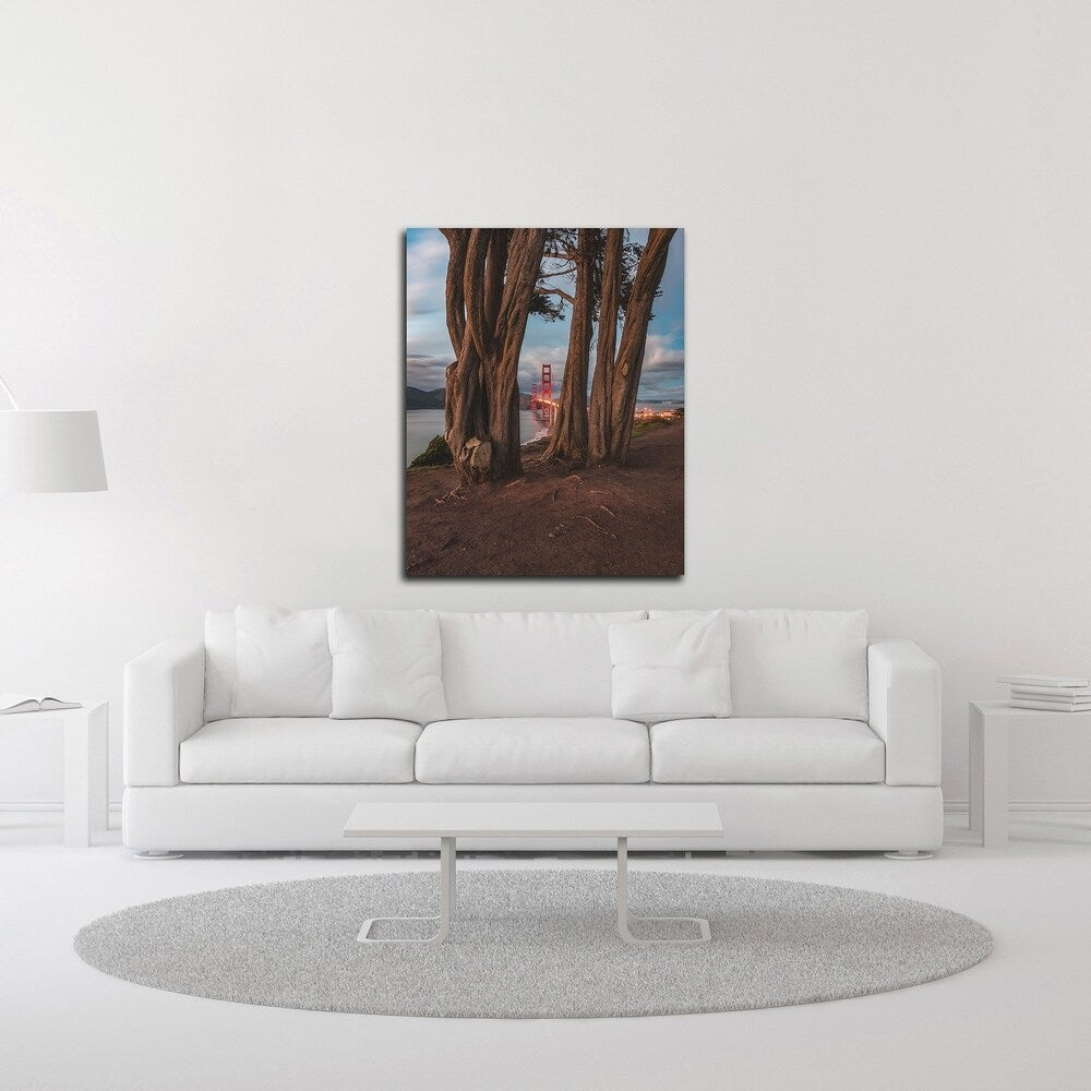 Between the Trees by Bruce Getty - Premium Canvas Wall Art Print, Ready to Hang - Perfect for Living Room, Bedroom & Office Decor
