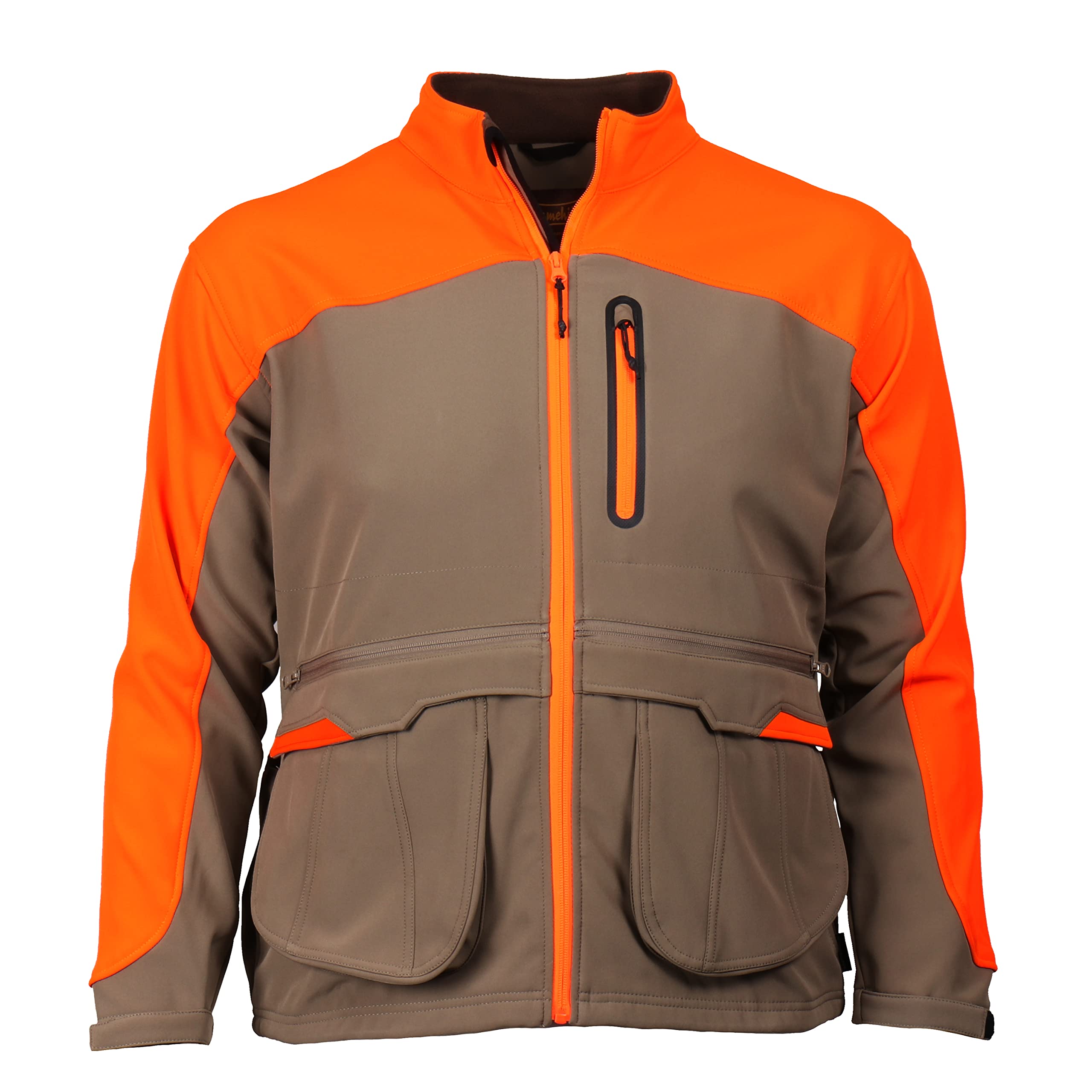 Gamehide Fenceline Windproof Upland Hunting Jacket with Game Bag - Water-Resistant Pheasant Hunting Coat for Men | Ideal for Field Hunting, Bird Shooting & Outdoor Adventures