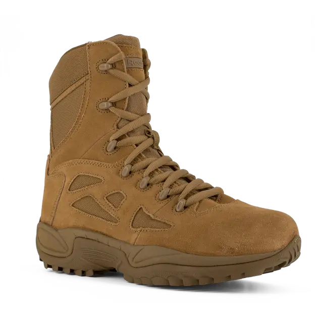 Rapid Response RB Soft Toe Military Boots - Coyote Brown Tactical Footwear for Outdoor Hiking, Work & Combat Training