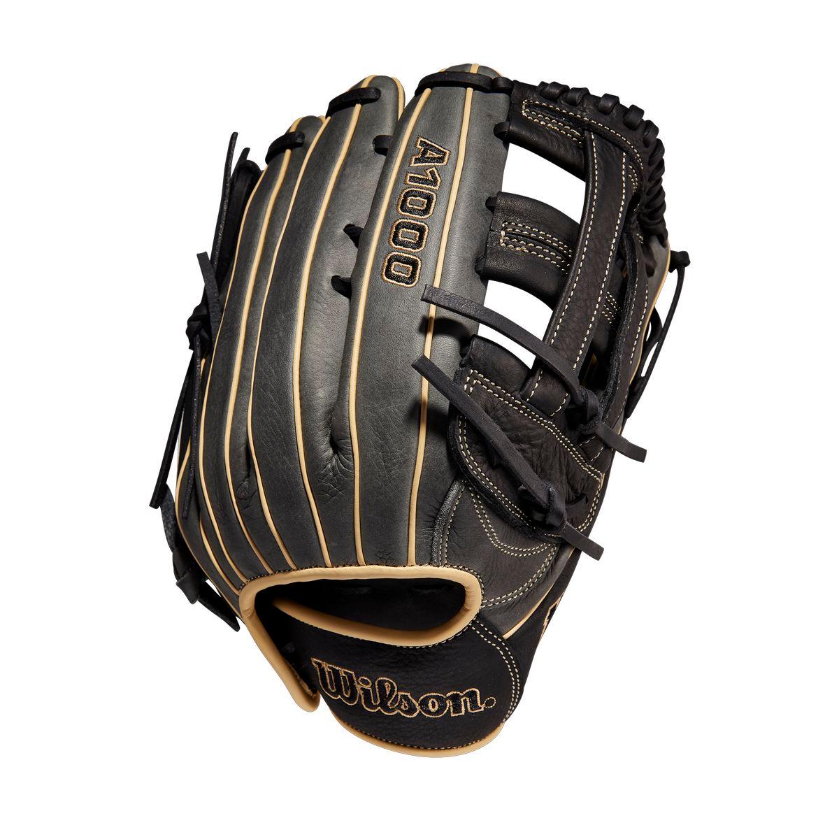 A1000 1750 12.5 Inch Premium Senior Baseball Glove for Adults - Perfect for Infield, Outfield & Practice Sessions