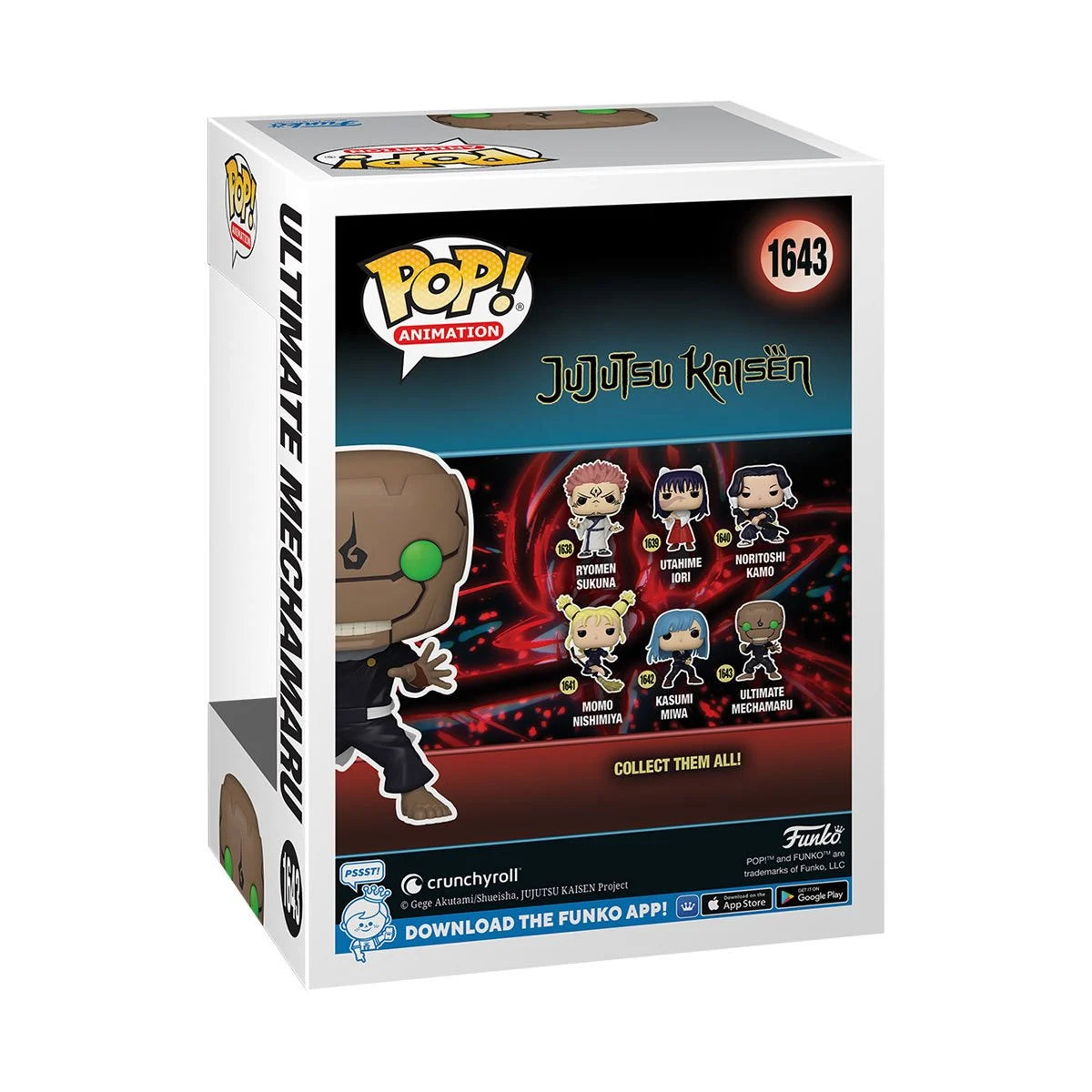 Jujutsu Kaisen Ultimate Mechamaru Funko Pop! Vinyl Figure #1643 - Anime Collectible for Fans, Perfect for Display & Gifts