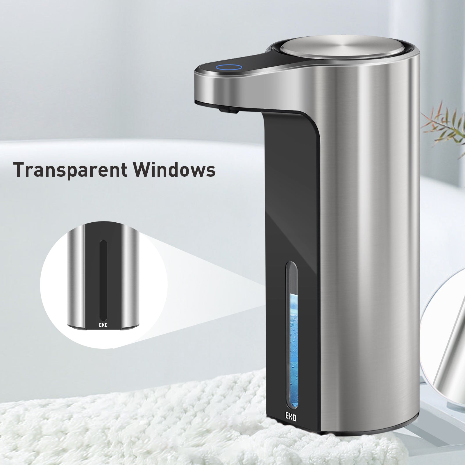 Automatic Smart Foaming Soap Dispenser - Stainless Steel Touchless Hand Wash for Kitchen, Bathroom & Office | Saves Soap & Prevents Germs