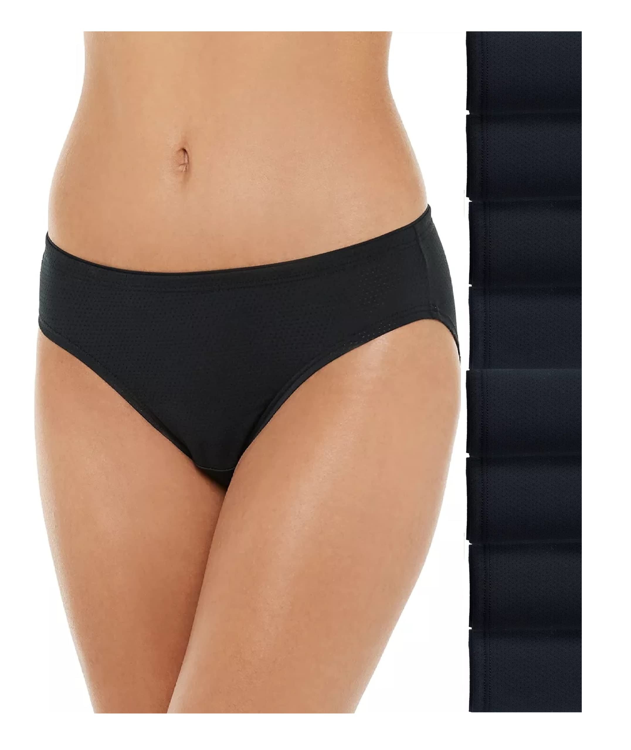 Fruit of the Loom Women's Bikini Underwear 8-Pack - Breathable, Tag-Free, Soft Cotton Panties for Everyday Comfort | Perfect for Work, Travel & Lounge Wear