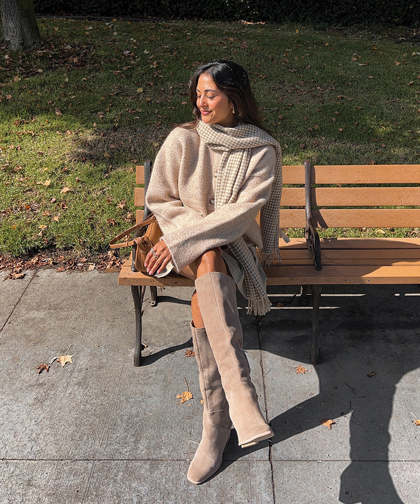 Fynn Boots Truffle Suede Women's Ankle Boots - Comfortable & Stylish for Fall & Winter Fashion | Perfect for Casual Outfits, Work & Date Nights