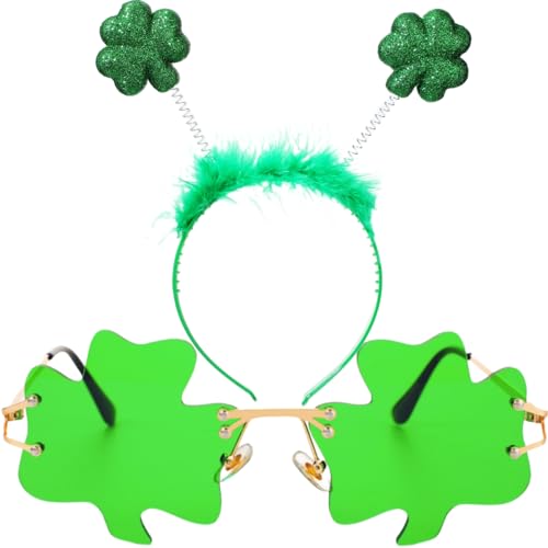 Feathered Shamrock Headbands 1