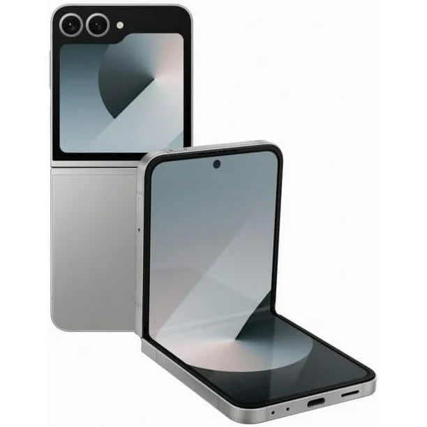 Samsung Galaxy Z Flip6 256GB Unlocked Smartphone - Silver Shadow | Foldable Phone for Work, Travel & Stylish Selfies