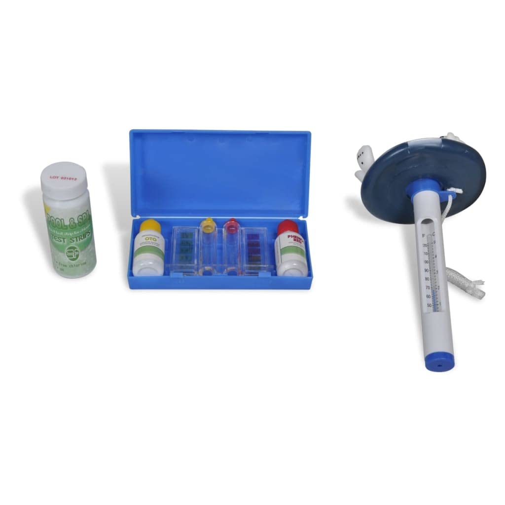 SKM Pool Clean XXL Set - Premium Swimming Pool Cleaning Kit for Large Pools | Heavy-Duty Pool Maintenance Tools with Telescopic Pole, Brush, Net & Vacuum Head | Perfect for In-Ground & Above-Ground Pools