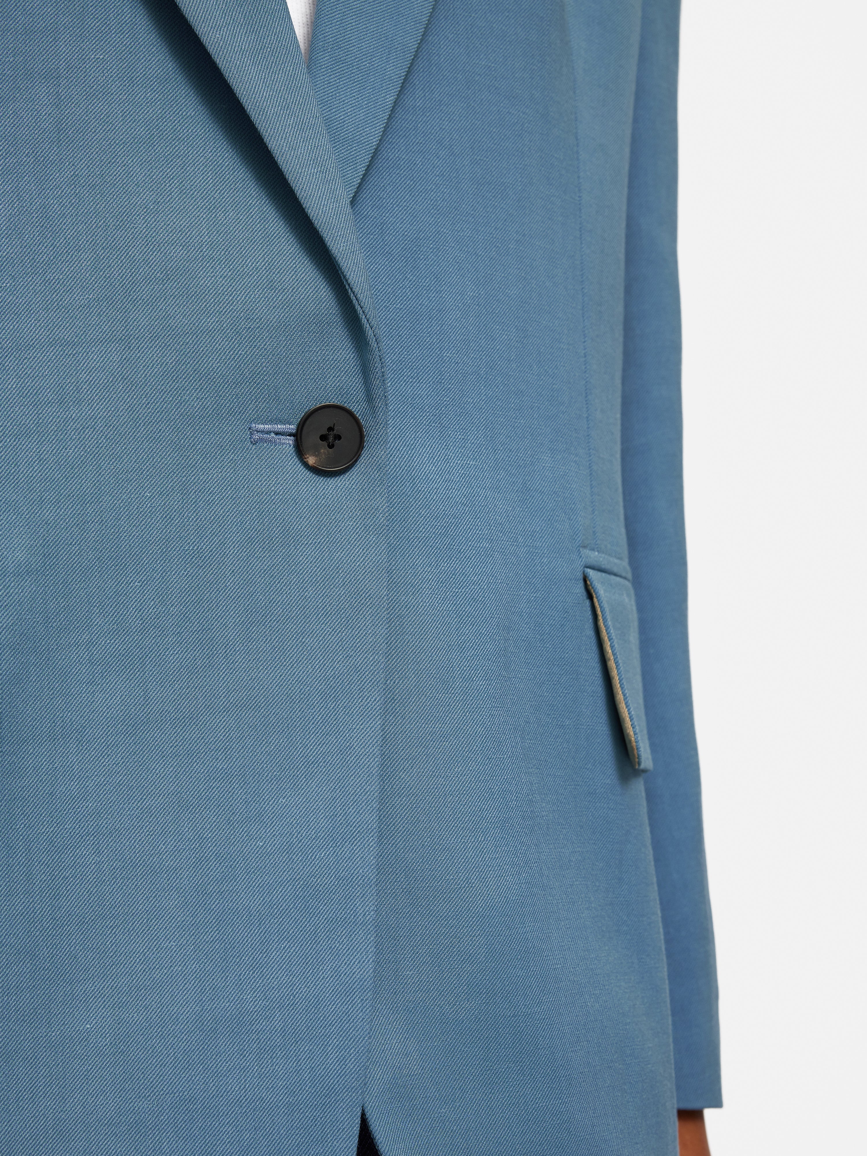 Italian Linen Gibson Blazer for Men - Classic Blue Slim Fit Blazer | Perfect for Business Meetings, Weddings & Formal Events