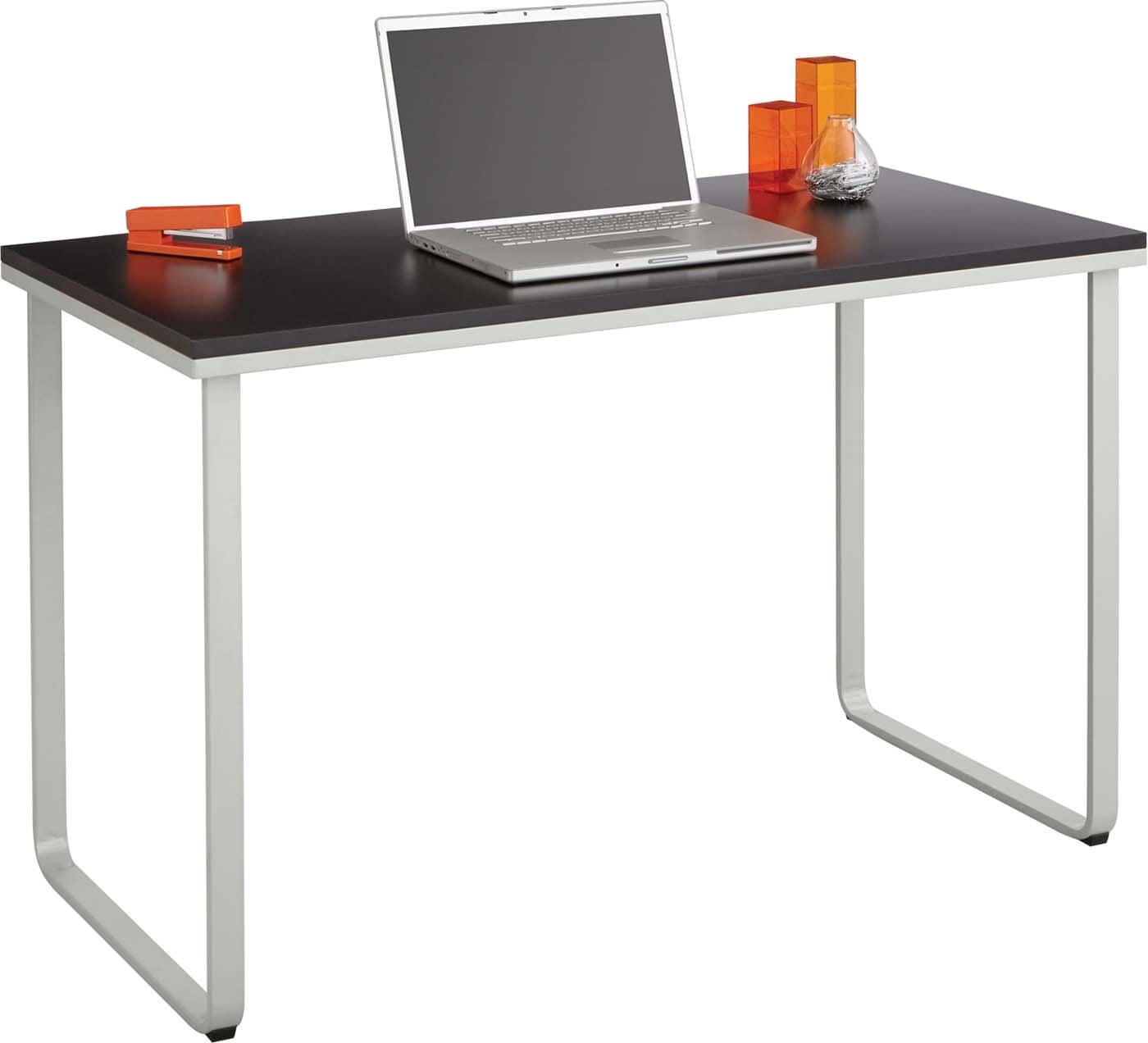 Safco 1943 Wood Top Table Desk - Sturdy Office & Home Workstation for Writing, Studying & Computer Use
