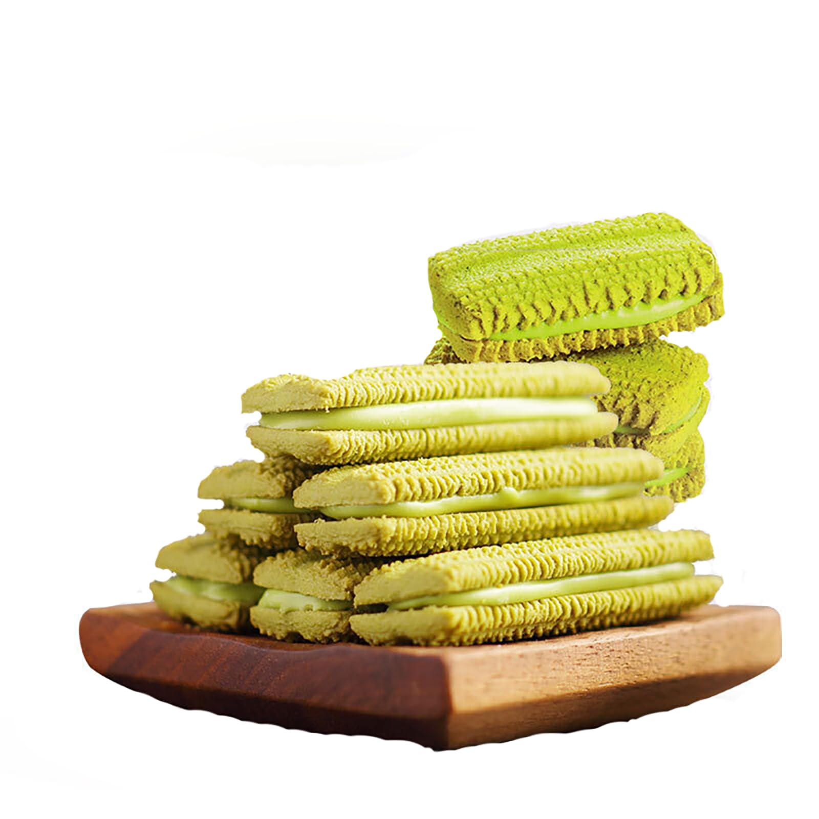 Organic Matcha Green Tea Cookies 4.05oz (115g) - Premium Japanese Matcha Flavored Snacks for Tea Time, Office Break, or Gift Giving