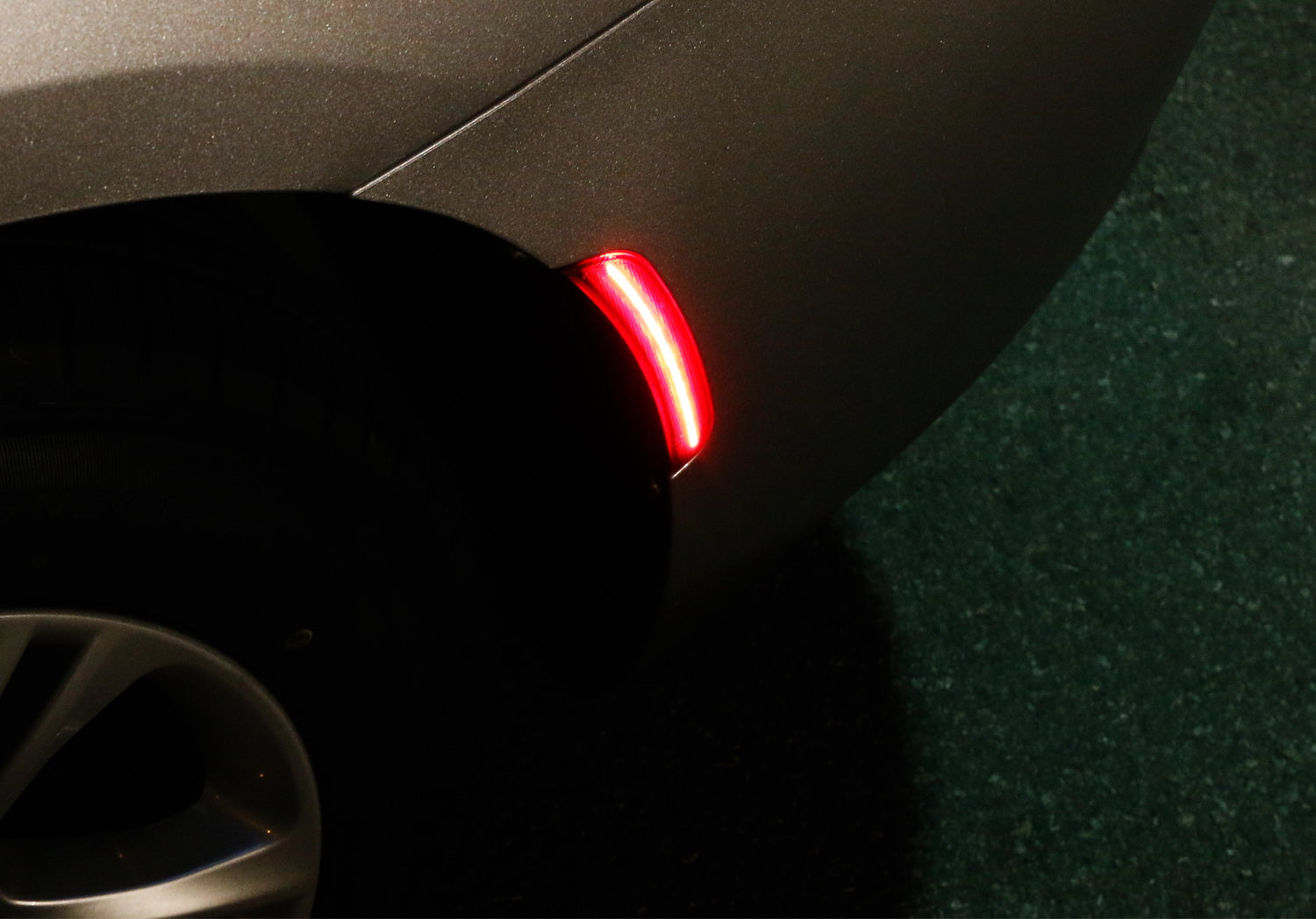 Smoked Lens Red LED Rear Side Marker Lights Compatible with 1st Gen 2002-2008 MINI Cooper - Enhanced Visibility & Safety for Night Driving & Custom Car Styling