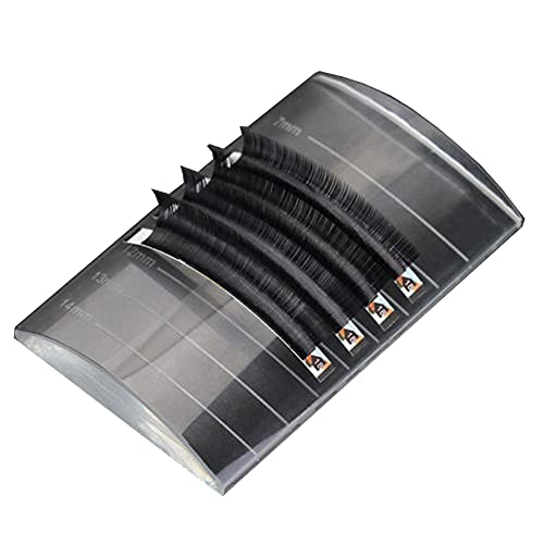 Premium Curved Glass Lash Tile - Professional Strip Lash Organizer & Eyelash Extension Holder Palette - Essential Lash Technician Tools & Supplies (1pc) - Perfect for Salon, Home Use & Professional Eyelash Artists