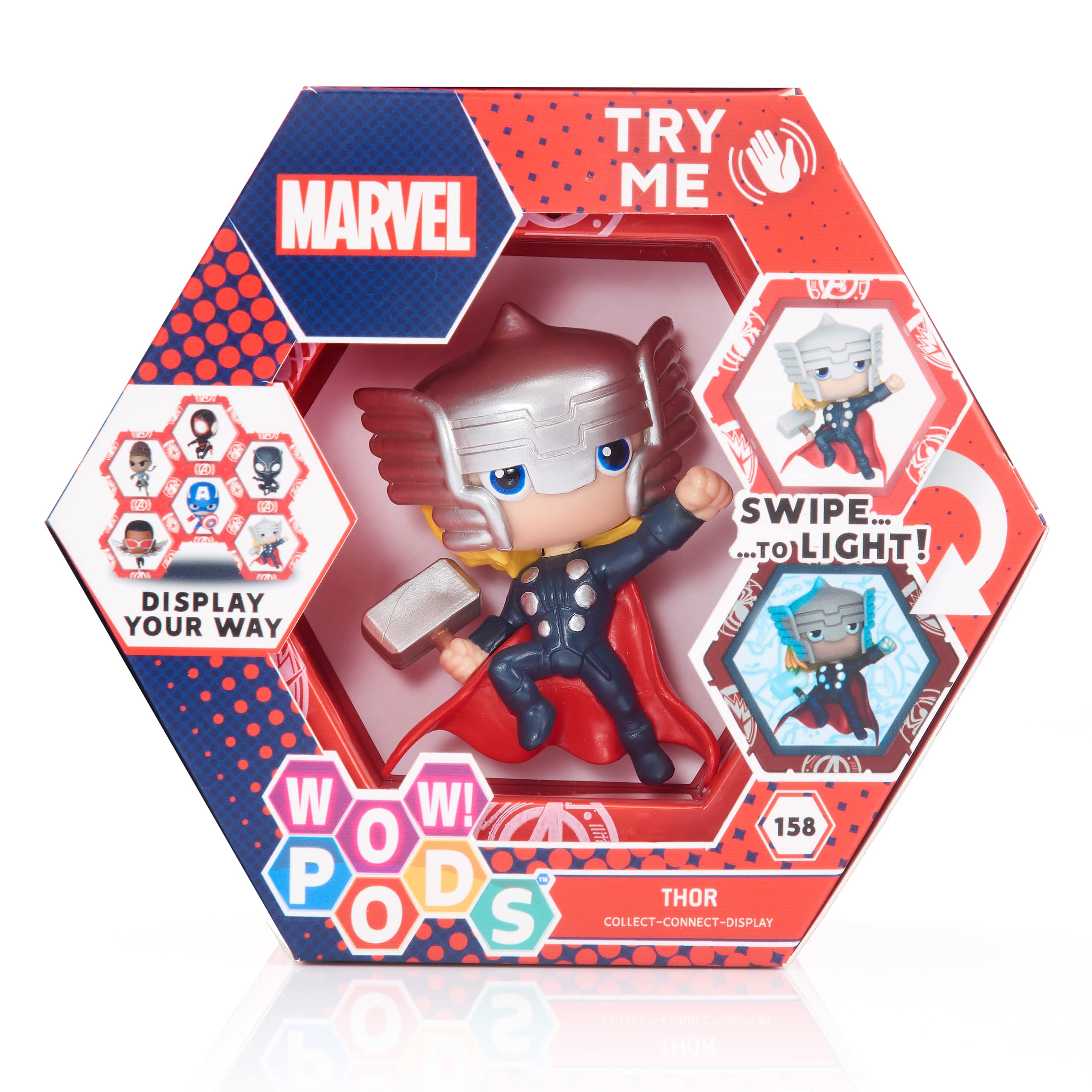 Avengers Thor Light-Up Bobble Head Figure - 4