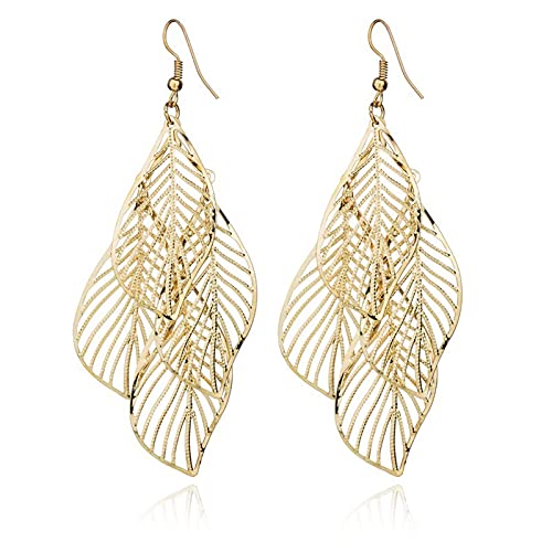 Gold Filigree Leaf