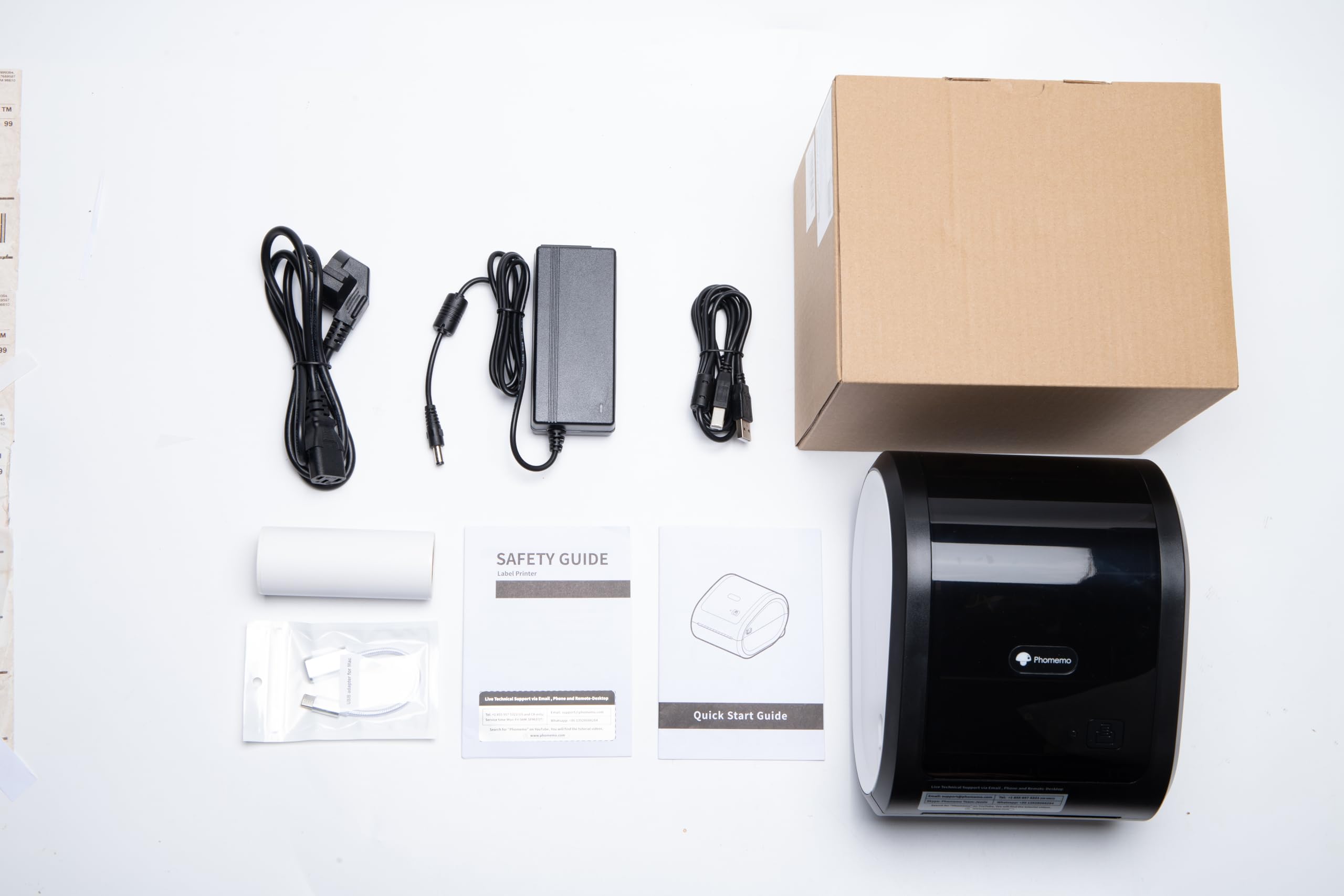Phomemo D520BT Bluetooth Thermal Label Printer 4x6 - Shipping Address Printer for Small Business, Compatible with Amazon, eBay, Shopify, Etsy, FedEx, UPS, DHL - Perfect for E-commerce, Warehouse & Home Office Shipping Labels