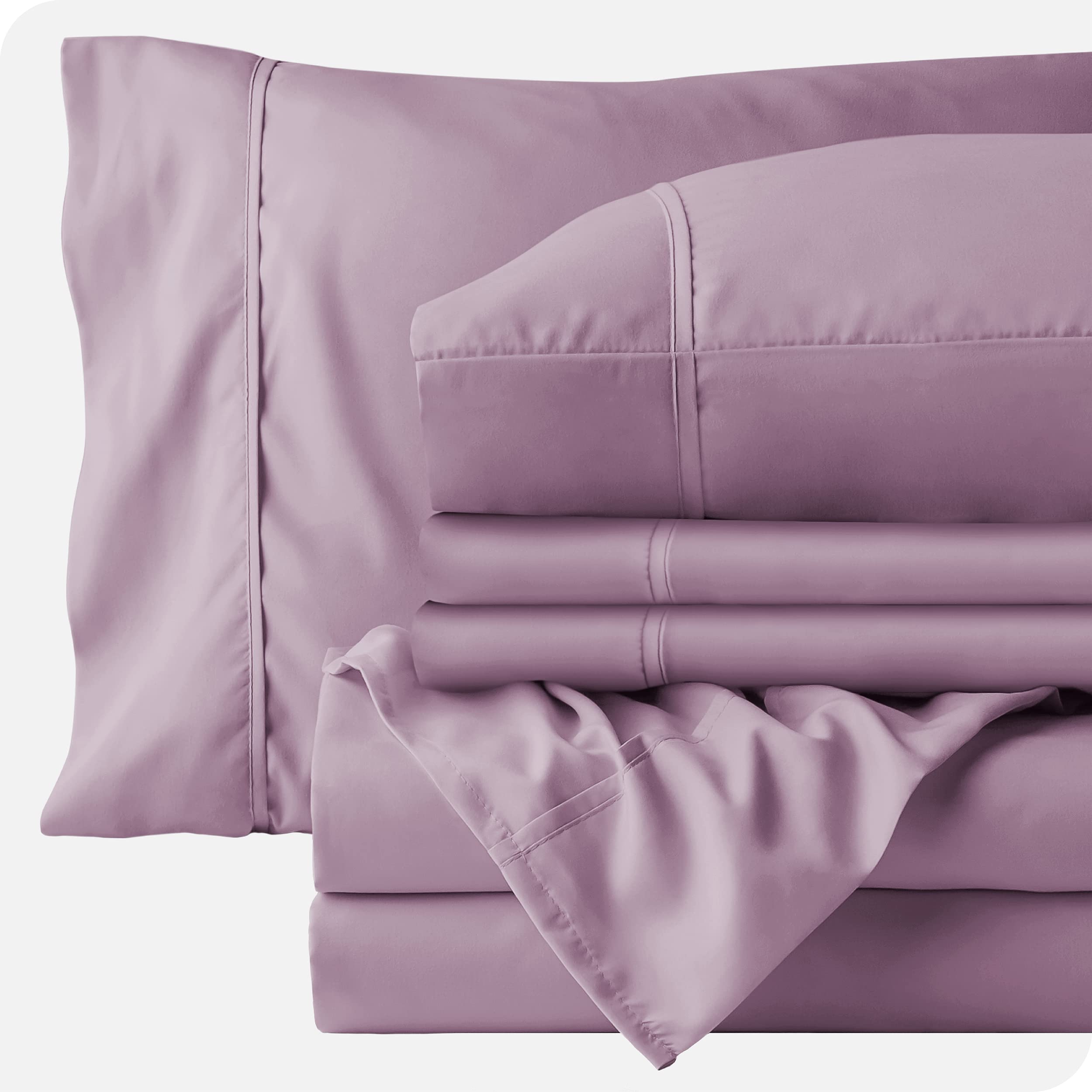 Lavender 6-Piece Full Sheet Set with 18-Inch Deep Pockets for Adjustable Beds - Soft, Breathable & Wrinkle-Resistant Bedding for Comfortable Sleep & Home Decor