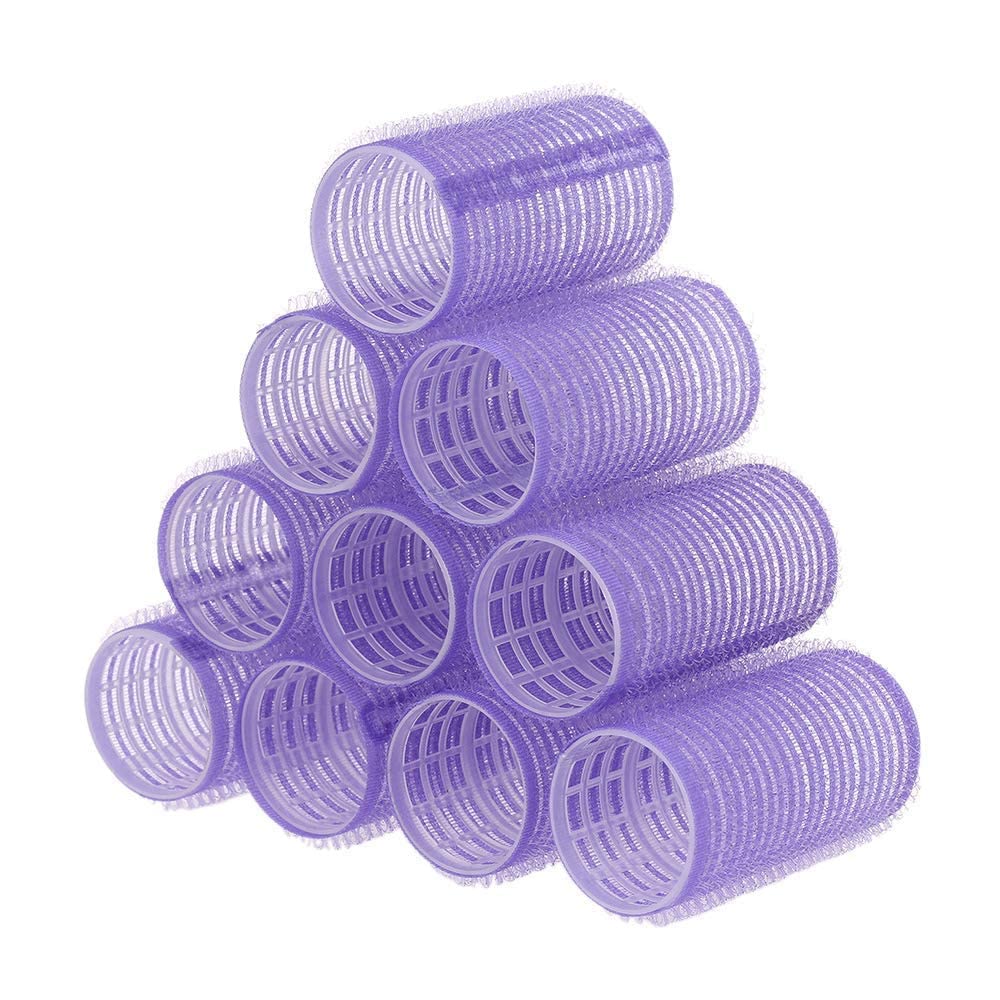 SIYAA Self Grip Hair Rollers for Curling - Medium Hair Rollers with Clips | Heatless Curling Tools for Salon-Quality Waves at Home | Perfect for Parties, Weddings & Everyday Styling