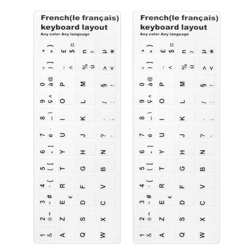 French-white/Black Letters