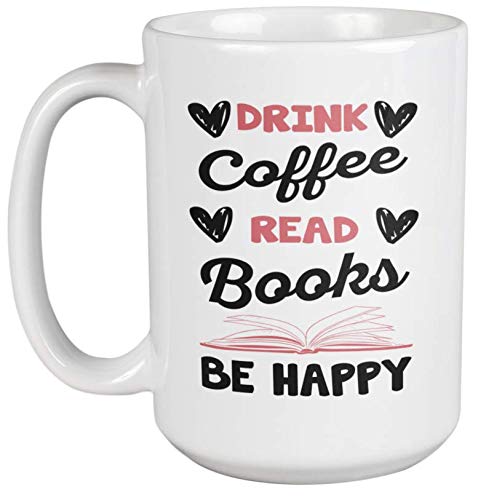 15oz Coffee & Tea Mug for Book Lovers - Perfect Gift for Avid Readers - Enjoy Your Reading Time with Warm Drinks
