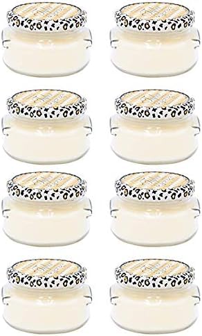 Tyler Glass Fragrance Candle 3.4 Oz (8 Pack with Matches) - Diva Scented Candles for Home Decor, Romantic Dinner, Spa Relaxation & Gift Giving