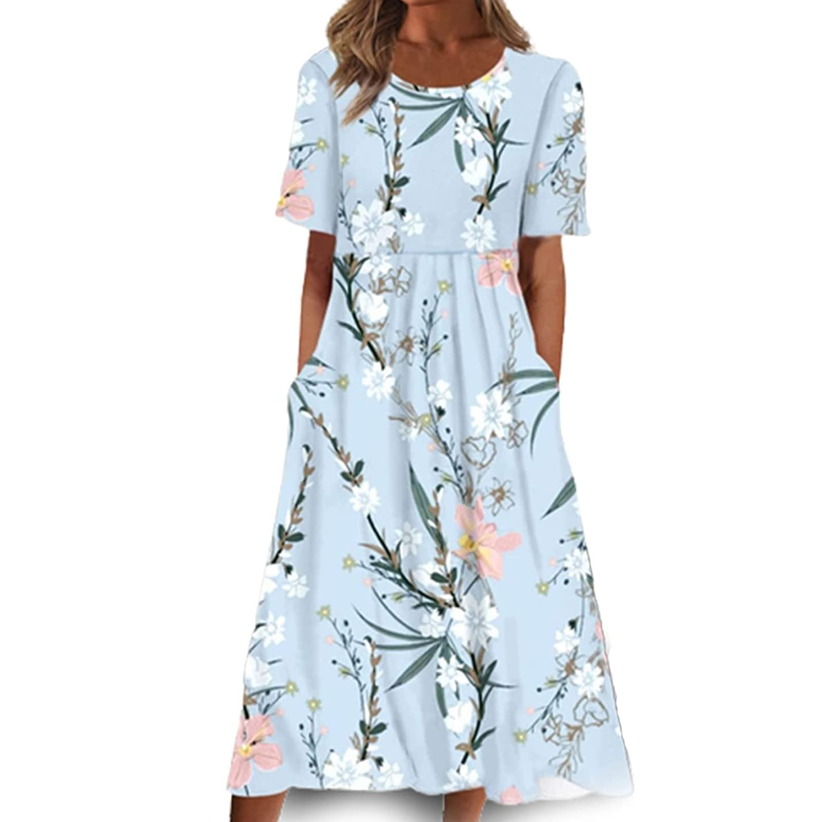 Elegant Midi Dresses for Women | Casual Summer Dresses for Mature Ladies | Perfect for Beach, Garden Parties & Daily Wear | Deuyo Collection