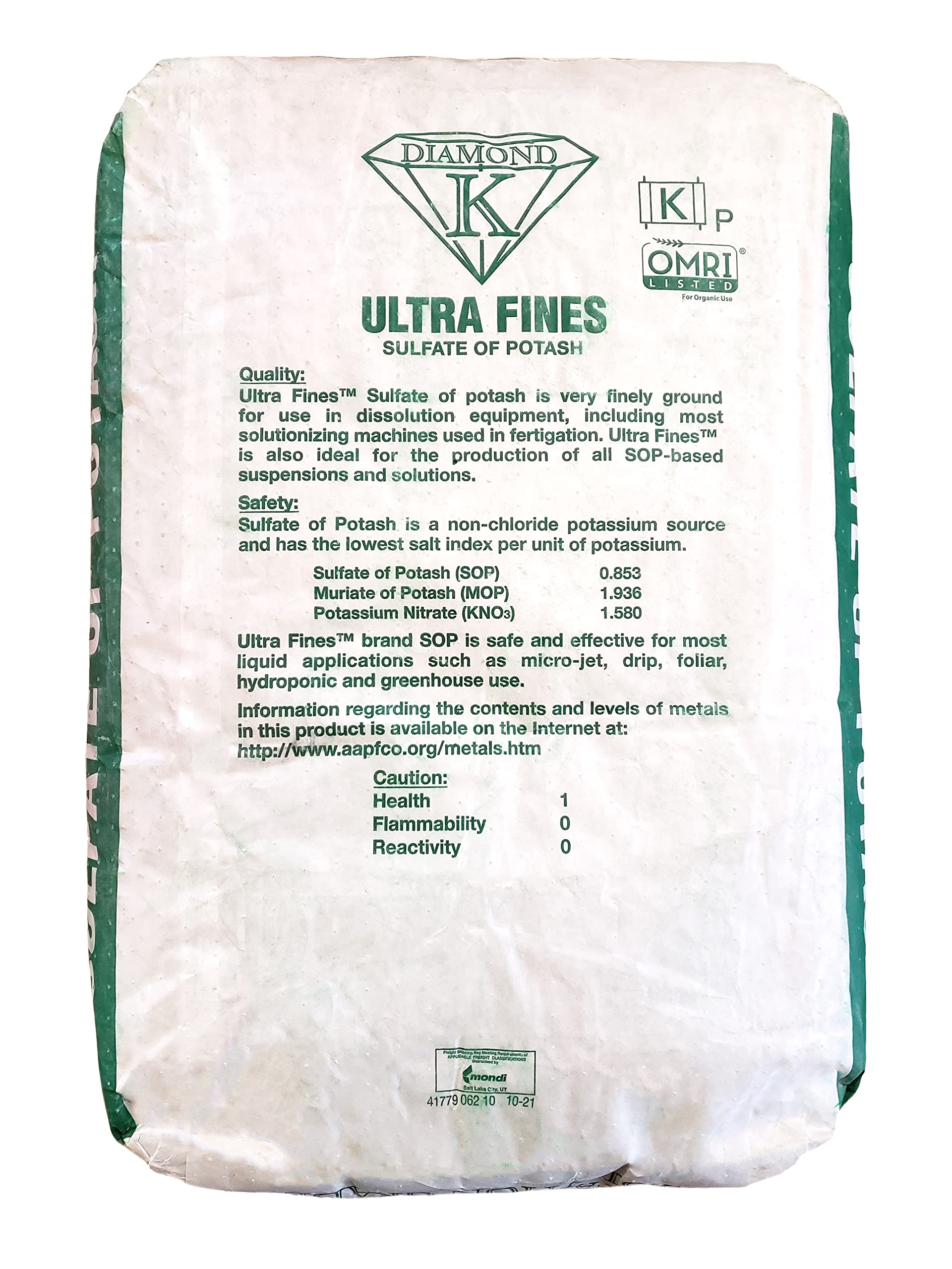 50lb Organic Potassium Sulfate Fertilizer Powder 0-0-50 - High-Grade Plant Food for Fruits, Vegetables & Flowers (3 Bags) - Ideal for Hydroponics, Gardening & Lawn Care